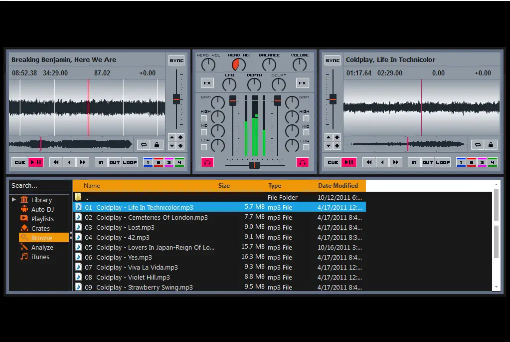 Mixxx、Windows PC 用の無料デジタル DJ ソフトウェア