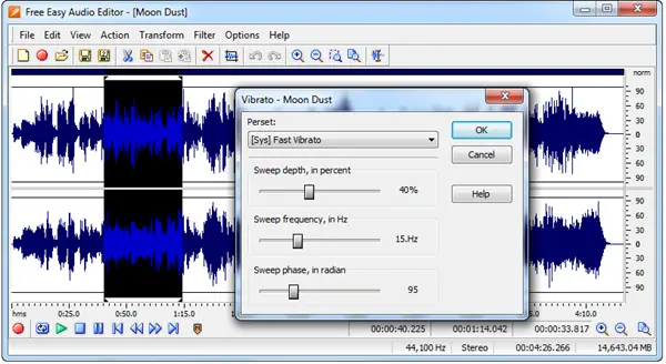 無料の Easy Audio Editor は Windows PC 用のオーディオ編集ソフトウェアです