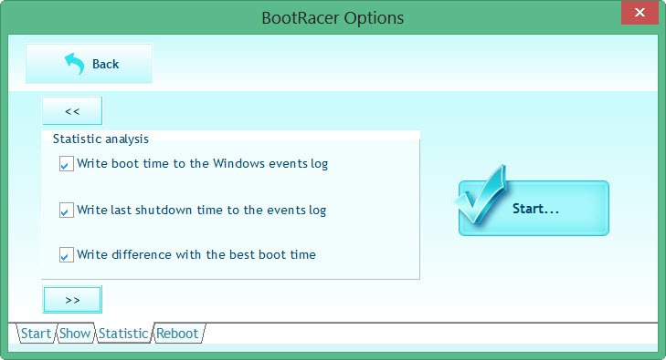 BootRacer のレビューとダウンロード: Windows の起動時間を測定する