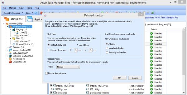 AnVir タスク マネージャー 無料: Windows タスク マネージャーの代替