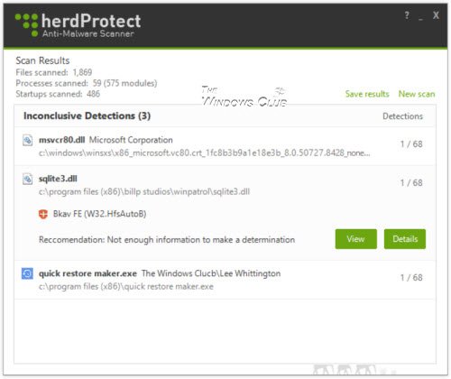 herdProtect: 68 のスキャン エンジンを備えたセカンドオピニオンのマルウェア対策スキャナー