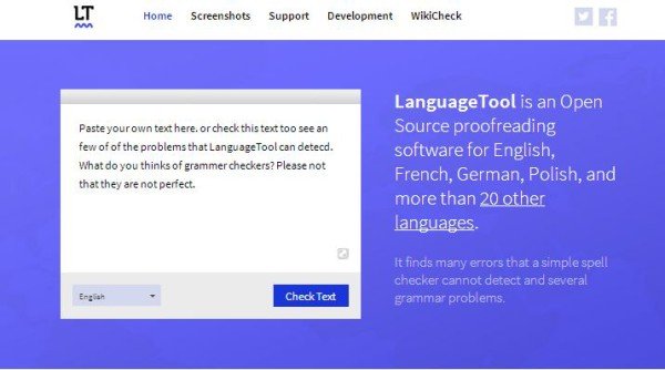 LanguageTool: 無料の文法およびスペル チェッカー、デスクトップ ソフトウェアおよびオンライン ツール