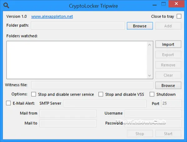 CryptoLocker Tripwire: 無料の CryptLocker 防止ツール