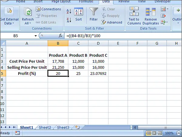 ソルバー アドインを使用して Excel で方程式を解く方法