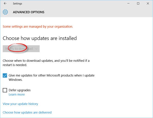 Windows Update をダウンロードまたはインストールする前に Windows 11 に通知させるようにする