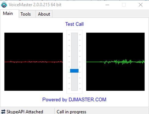 VoiceMaster for Skype を使用すると、声を簡単に変更できます