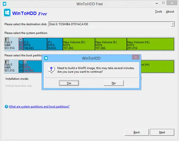 WinToHDD を使用すると、CD/DVD/USB ドライブなしで Windows のインストール、再インストール、クローン作成が可能になります