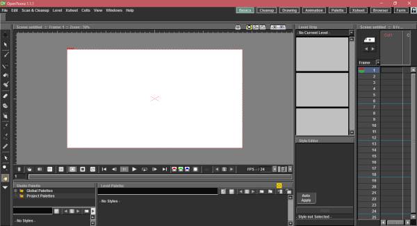 無料のアニメーション ソフトウェアである OpenToonz で 2D アニメーションを作成する