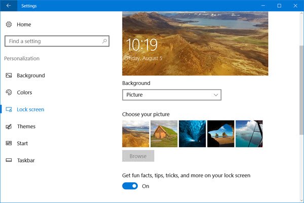 Windows 11/10でロック画面の広告とヒントを無効にする方法