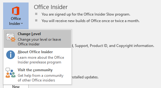 Office Insider Program に登録する方法