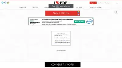 iLovePDF: 無料のオンライン PDF 編集ツール