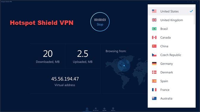 Hotspot Shield VPN のレビューと無料ダウンロード