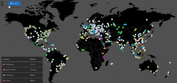 ボットネット トラッカーを使用すると、世界中のライブ ボットネットのアクティビティを追跡できます