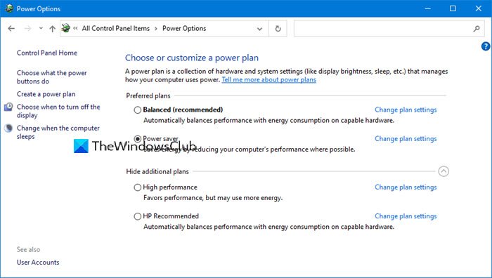 Windows 11/10で電源管理設定を管理する方法