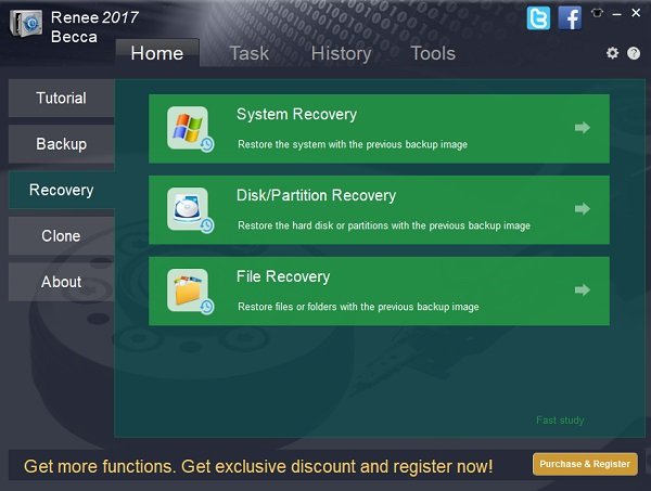 Renee Becca Data Backup: Windows PC 用の高度なバックアップ ソフトウェア