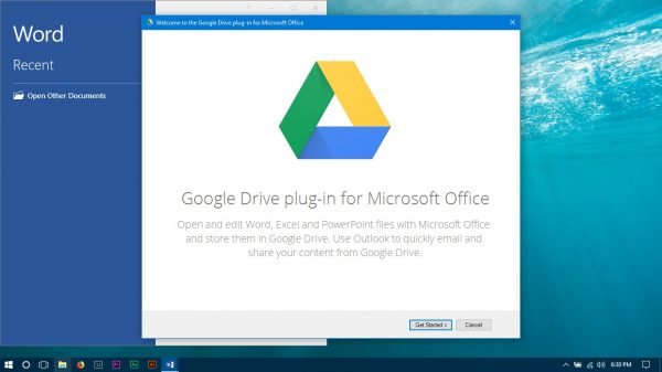 Dropbox、Google Drive、Box を Microsoft Office オンラインとして追加 保存場所