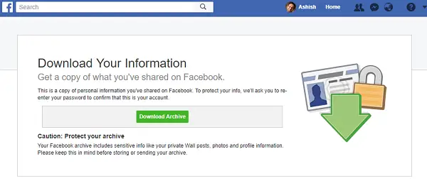 Facebookデータをダウンロードする方法