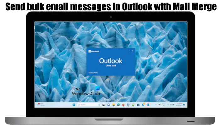 Outlook で差し込み印刷を使用して一括メール メッセージを送信する方法