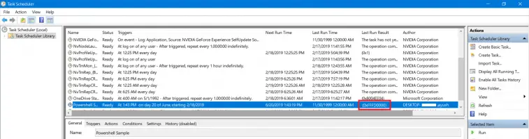 Windows 11/10 のタスク スケジューラのエラー コード 0x80070057