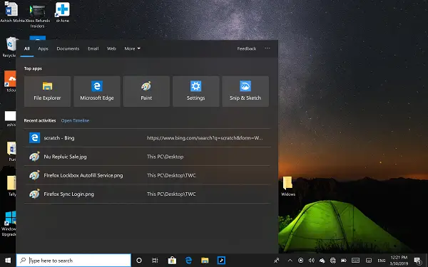 Windows 10 v1903 May 2019 Update の新機能リスト