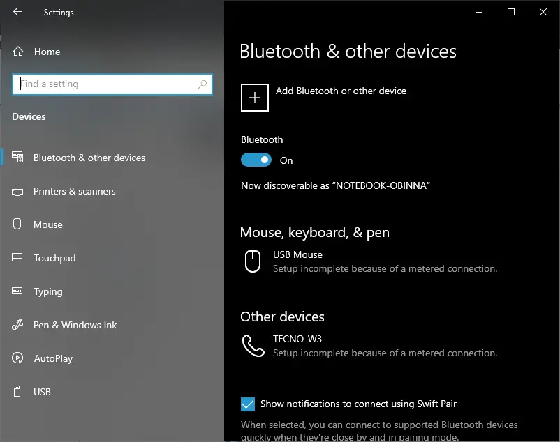 Windows PC に Bluetooth が内蔵されているかどうかを確認する方法