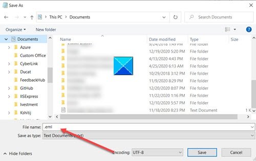 Outlook で MIME メールと添付ファイルを開く方法