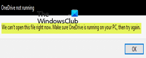 PC で OneDrive が実行されていることを確認してから、もう一度試してください [修正]