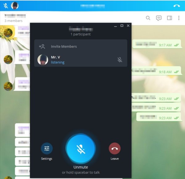 Telegram でグループを作成し、ボイスチャット機能を使用する方法