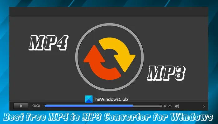 Windows PC 用の最高の無料 MP4 から MP3 コンバーター