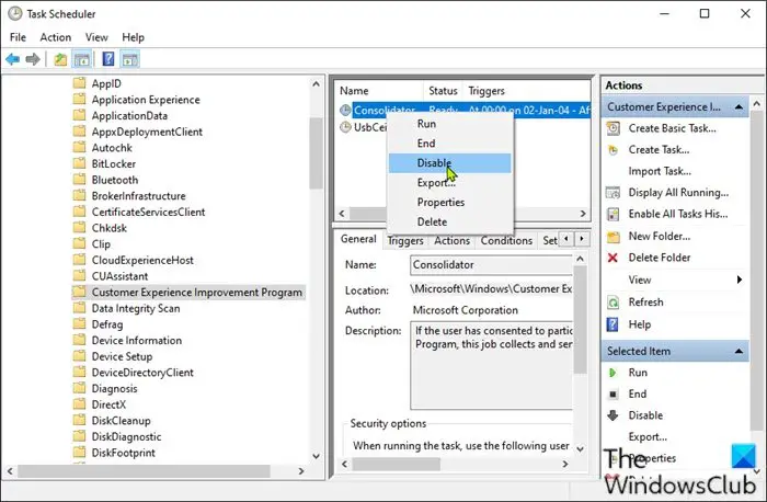 タスク スケジューラを使用して Windows でテレメトリとデータ収集を無効にする方法