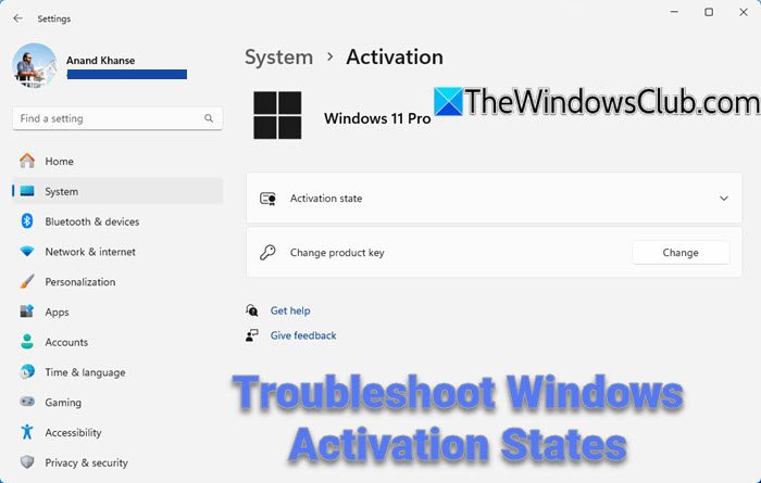 Troubleshoot Windows Activation States