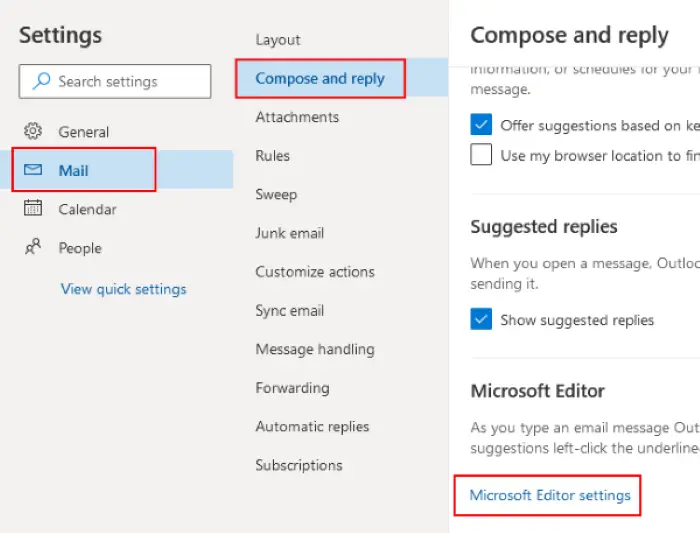 Outlook でスペル チェック言語を変更する方法