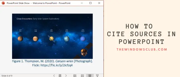 PowerPoint で参考文献を挿入または出典を引用する方法