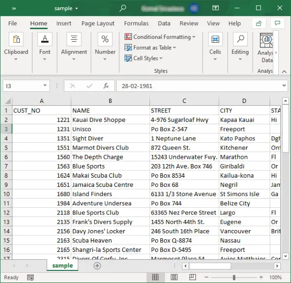 Windows 11/10でDBFをExcel（XLSXまたはXLS）に変換する方法