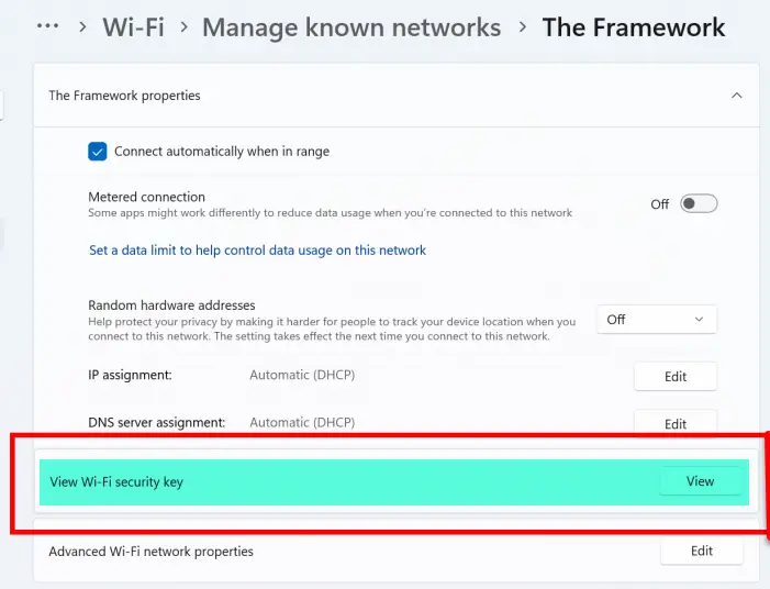 Windows 11/10で保存されたWi-Fiパスワードを表示する方法