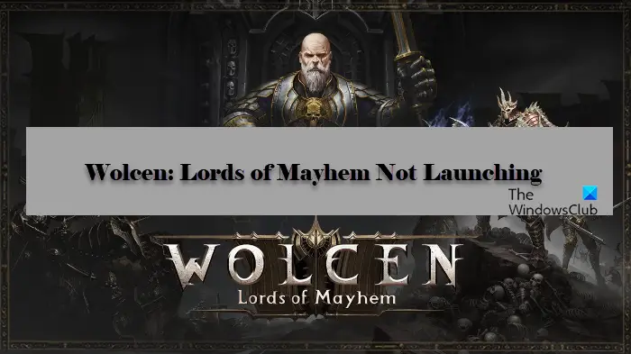 Windows PC で Wolcen Lords of Mayhem がクラッシュする、または起動しない