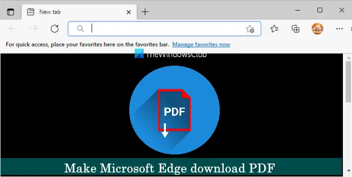 Microsoft Edge で PDF ファイルを開かずにダウンロードできるようにする