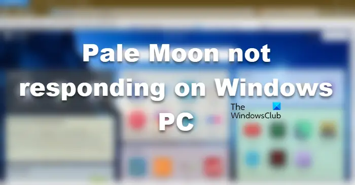 Windows PC で Pale Moon が応答しない