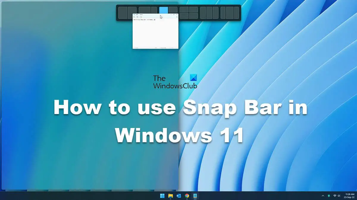 Windows 11でスナップバーを使用する方法