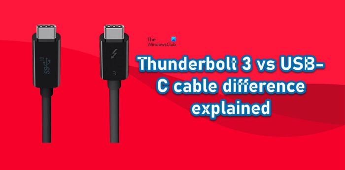 Thunderbolt 3 vs USB-C cable difference explained