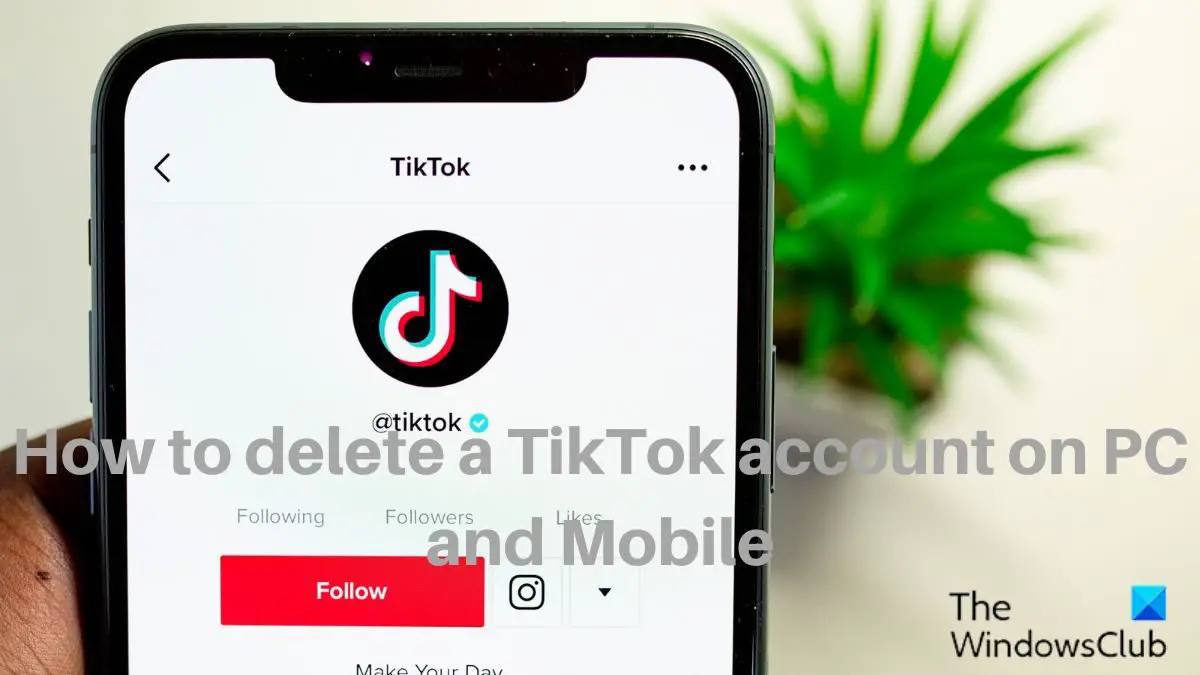 PCおよびモバイルでTikTokアカウントを削除する方法