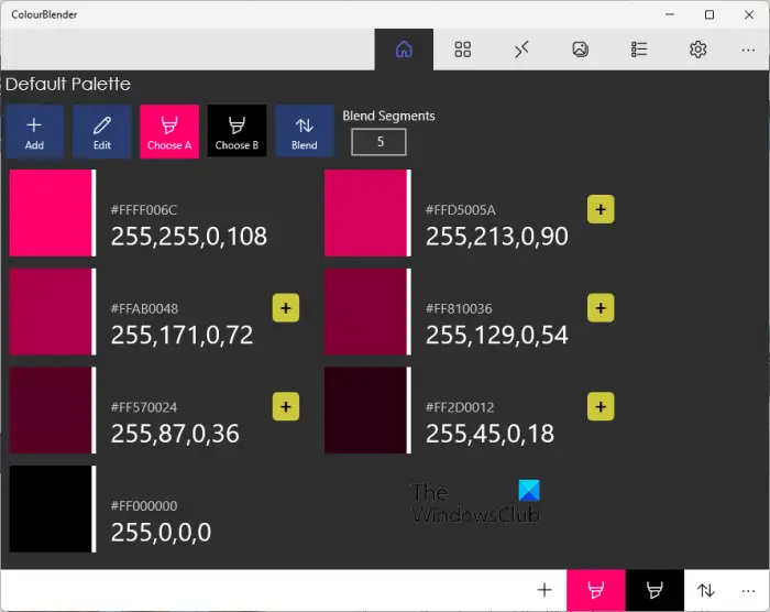 Windows 11/10 向けの最高の無料カラー ミキシング アプリとオンライン ツール