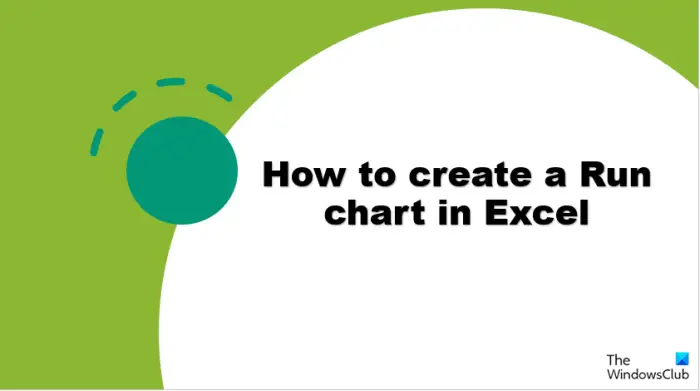 Excel で実行チャートを作成する方法