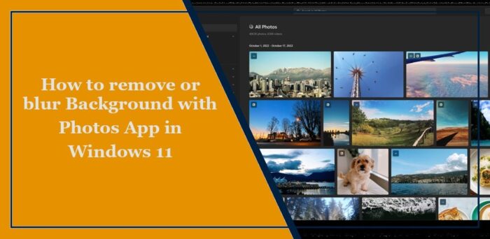 Windows 11の写真アプリで背景を削除またはぼかす方法