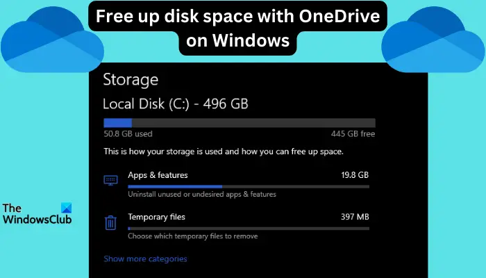 Windows 11 で OneDrive を使用してディスク領域を解放する方法