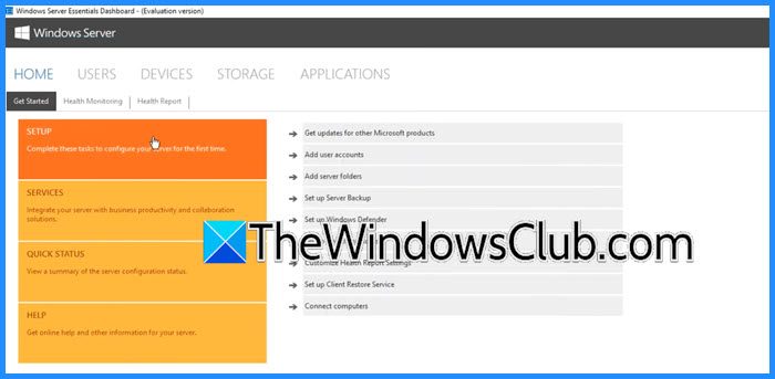 install and configure Windows Server Essentials Experience